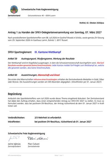 Antrag ZV - Kantonewettkampf | DV 2027